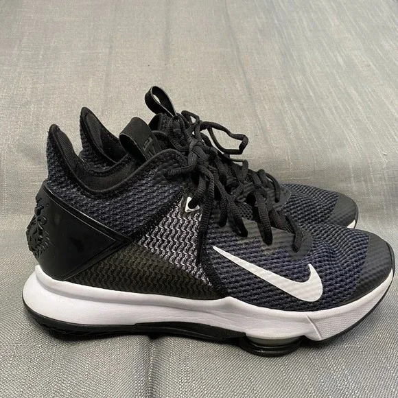 Nike Lebron Witness lV Black And White BV7427-001 Size 8.5 - Picture 2 of 9